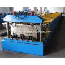 Azulejos de Piso de Metal Azulejos Cold Making Equipos / Pisos Decker Roller Forming Line